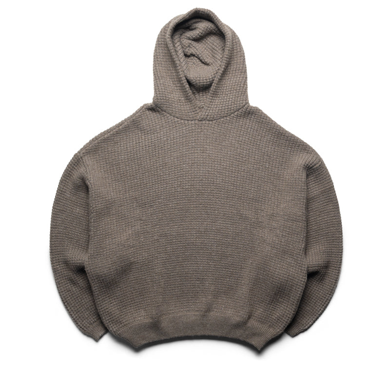 Fear Of God Essentials Heavy Waffle 90's Hoodie - Homestead Heather