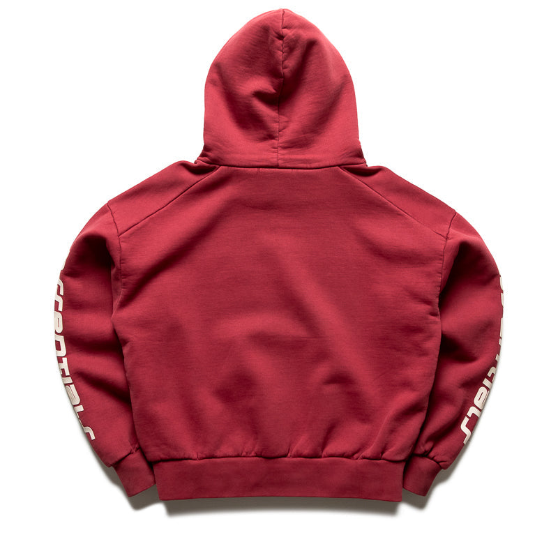 Women's Fear Of God Essentials Classic Hoodie - Crimson