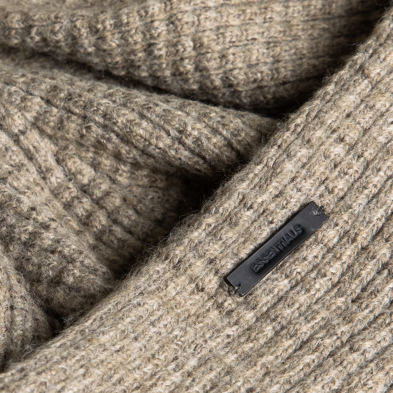 Women's Fear Of God Essentials Heavy Waffle 90's Hoodie - Homestead Heather