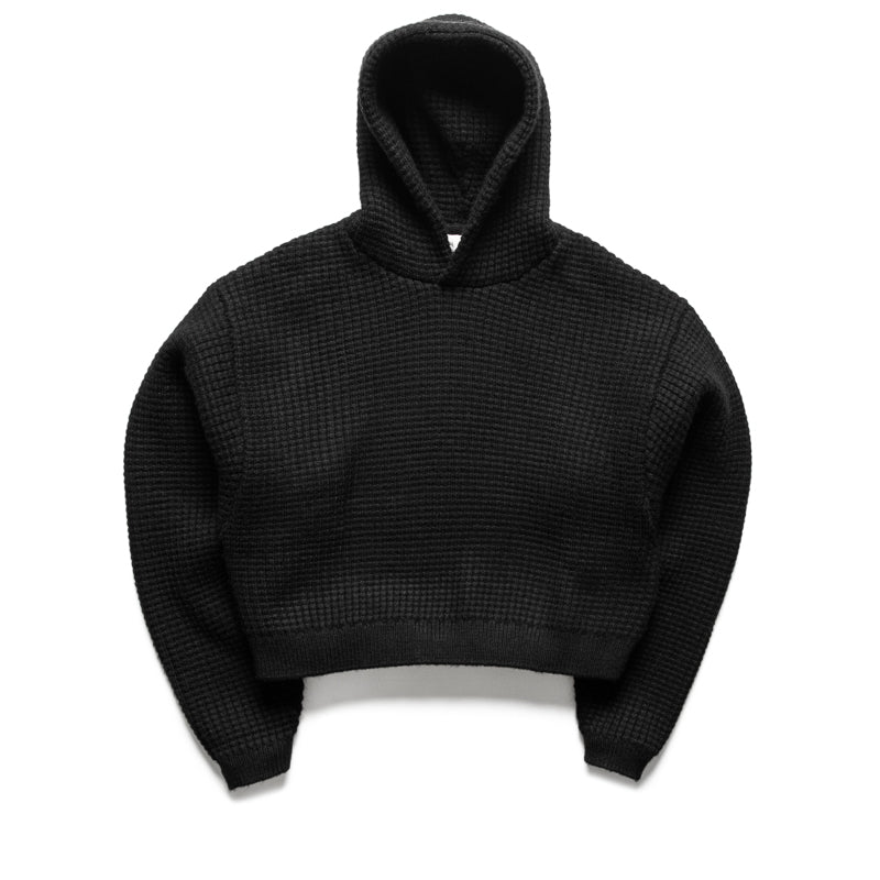 Women's Fear Of God Essentials Heavy Waffle 90's Hoodie - Vintage Black
